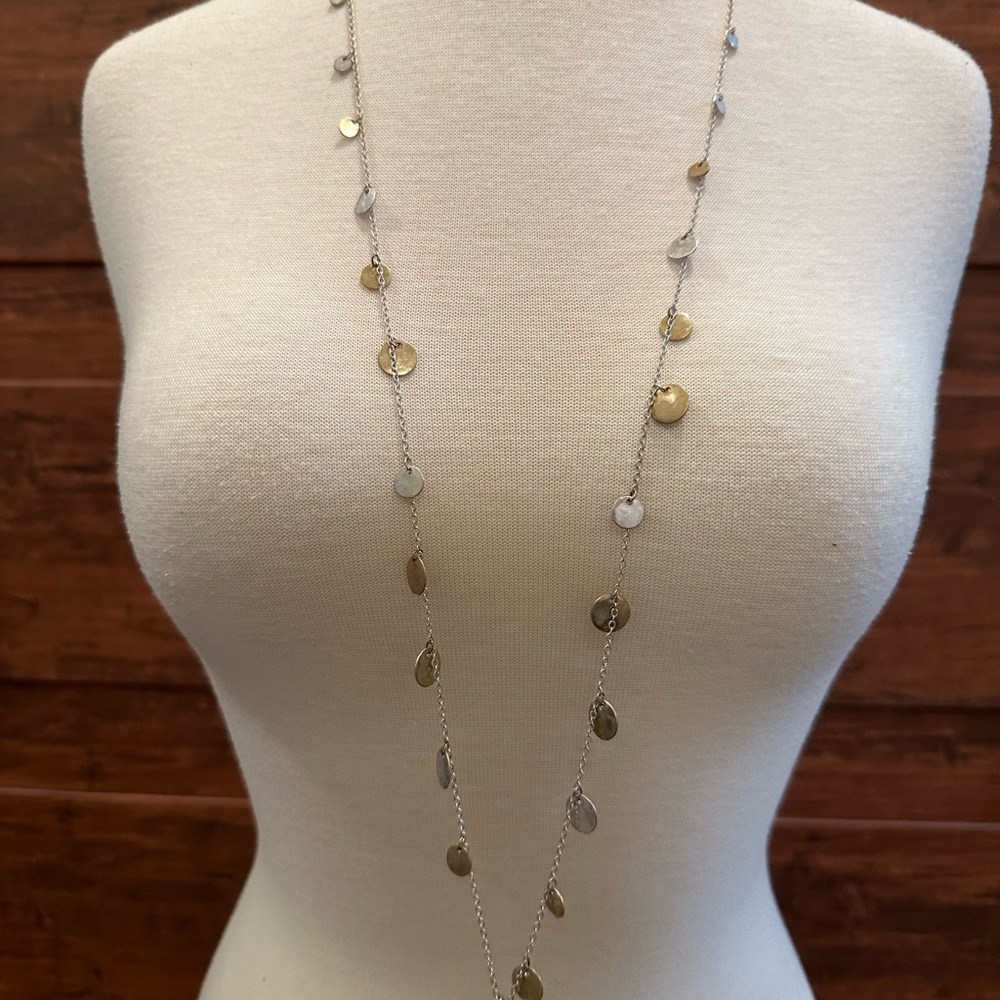 Gold/silver necklace - Picture 2 of 2
